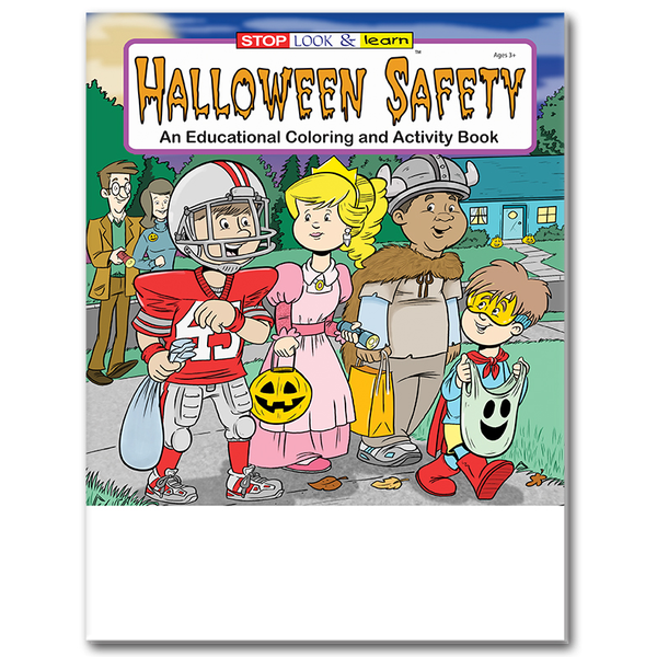 Halloween Safety Coloring Book Fun Pack