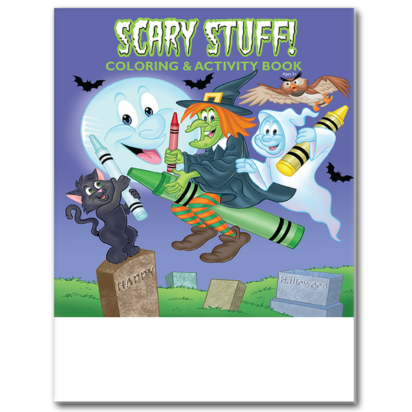 Scary Stuff Coloring & Activity Book Fun Pack