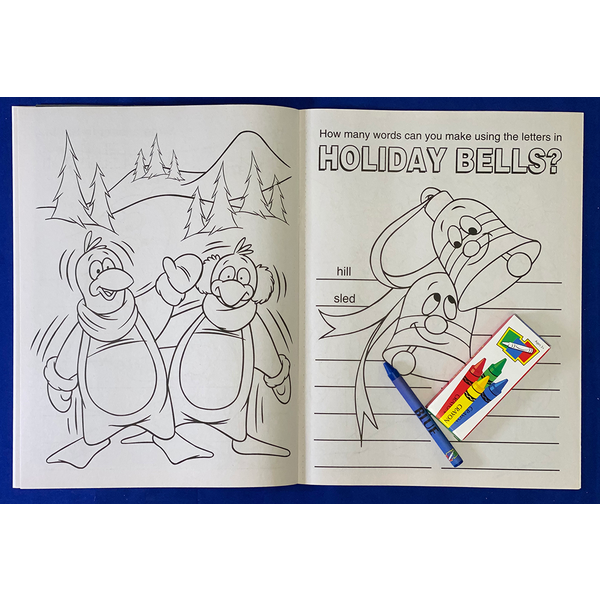 Santa & Friends Coloring Book Fun Pack