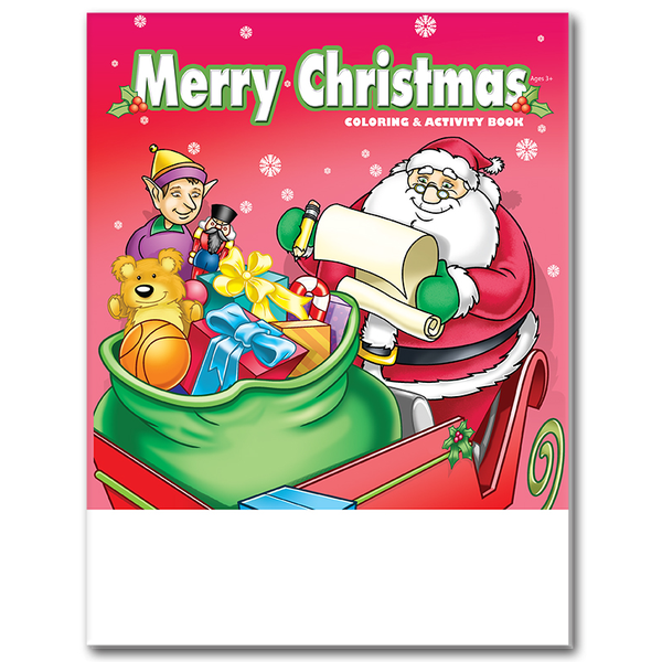 Merry Christmas Coloring & Activity Book Fun Pack