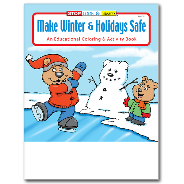 Make Winter & Holidays Safe Coloring Book Fun Pack