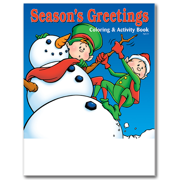 Season's Greetings Coloring Book Fun Pack