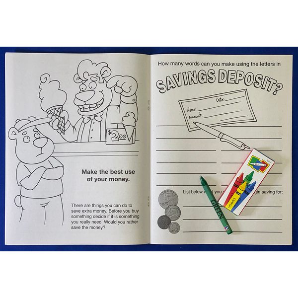 My Savings Account Coloring Book Fun Pack