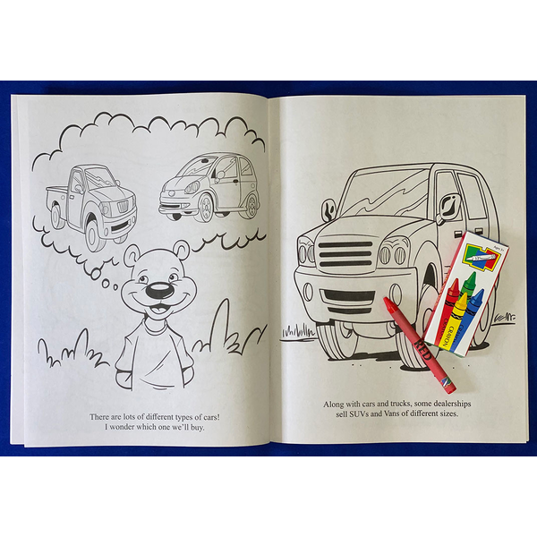 Our New Car Coloring Book Fun Pack