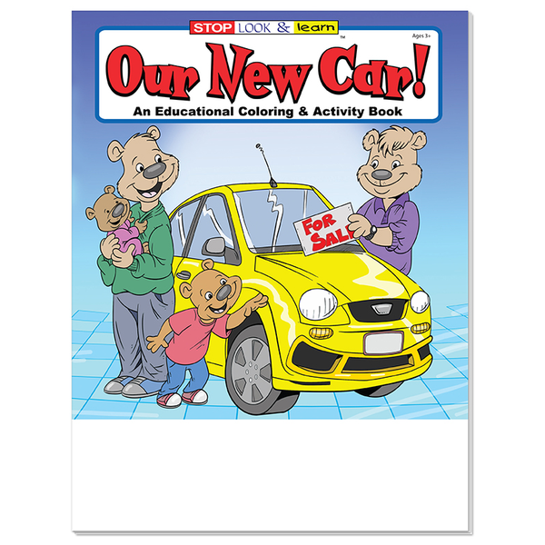 Our New Car Coloring Book Fun Pack