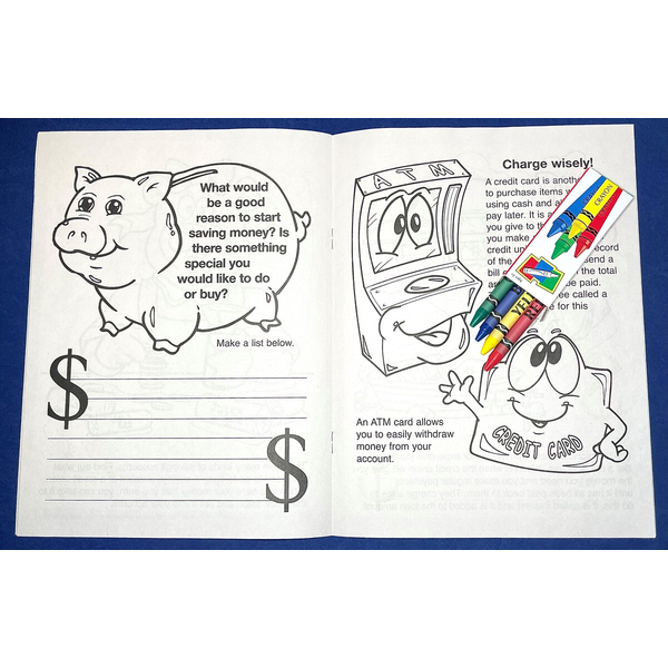 A Trip to the Credit Union Coloring & Activity Book Fun Pack