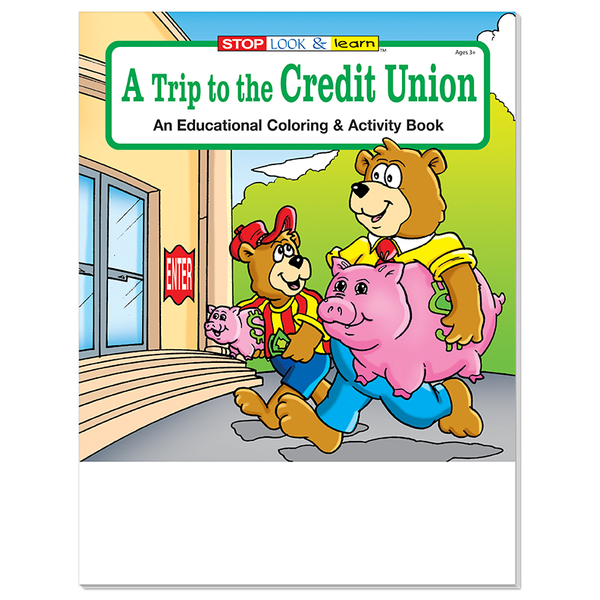 A Trip to the Credit Union Coloring & Activity Book Fun Pack