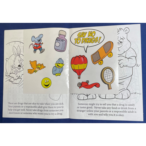 Say "No" To Drugs Sticker Book