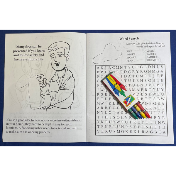 Learn About Fire Safety Sticker Book Fun Pack