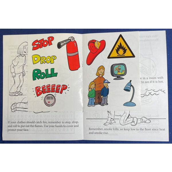 Learn About Fire Safety Sticker Book Fun Pack
