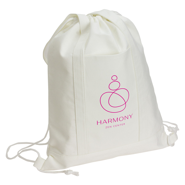 Sloop rPET Canvas Drawstring Backpack