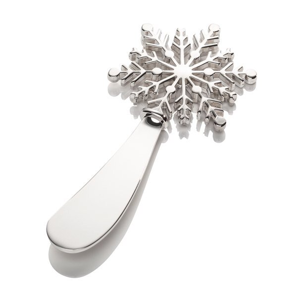Giada Stainless Steel Snowflake Cheese Spreader