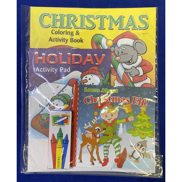 Deluxe Holiday Coloring & Activity Kit - Christmas 1