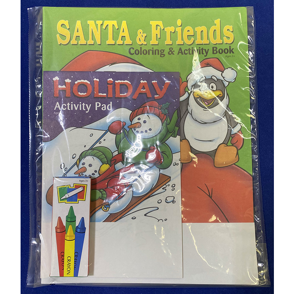 Holiday Safety Coloring & Activity Kit - Christmas 1