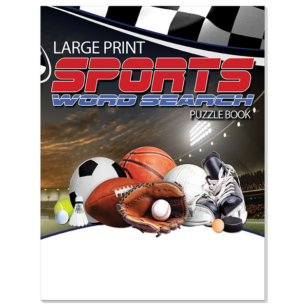 SPORTS: Large Print Word Search Puzzle Book