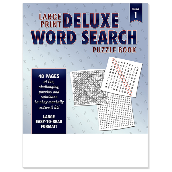 LARGE PRINT Deluxe Word Search Puzzle Book