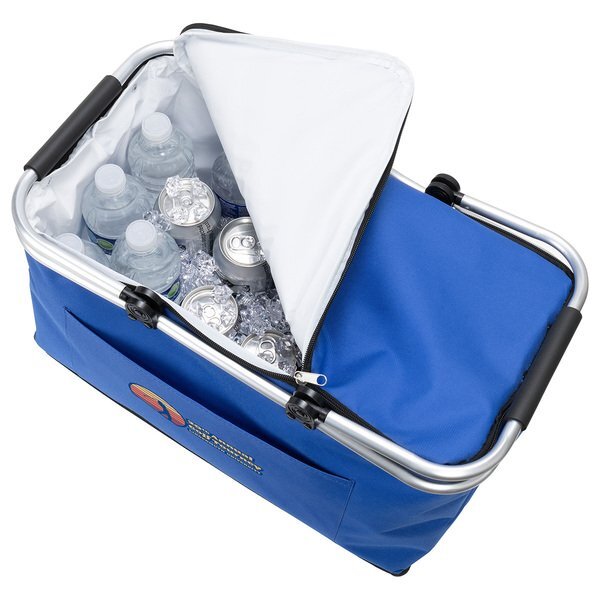 Jamboree Insulated Polyester 36 Can Hard Frame Picnic Basket