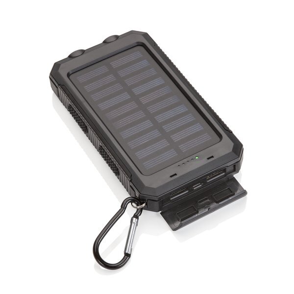 Zonne Solar Power Bank with LED Light, 10,000mAh