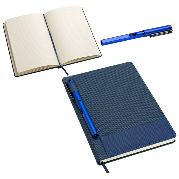 Symposium Textured Journal w/ Pen, 8-1/2" x 5-7/8"