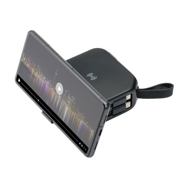 Nilles 4-in-1 Wireless Charger & Power Bank, 10,000mAh