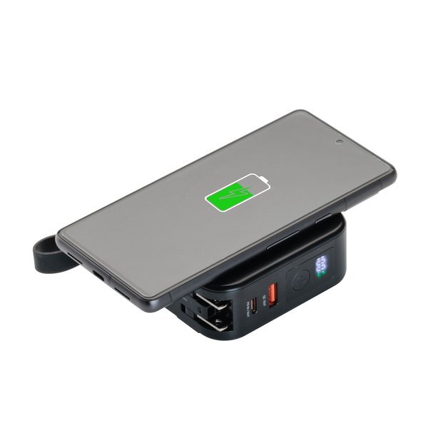 Nilles 4-in-1 Wireless Charger & Power Bank, 10,000mAh
