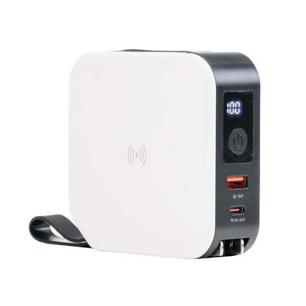 Nilles 4-in-1 Wireless Charger & Power Bank, 10,000mAh