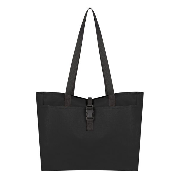 Bianca Polyester Buckle Tote Bag