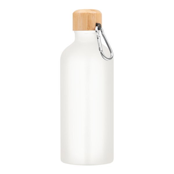 Aluminum Metallic Tundra Bike Bottle w/ Bamboo Lid, 20oz.