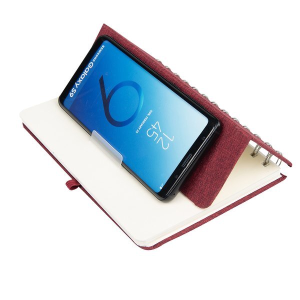 rPET Notebook w/ Phone Holder, 5" x 7"