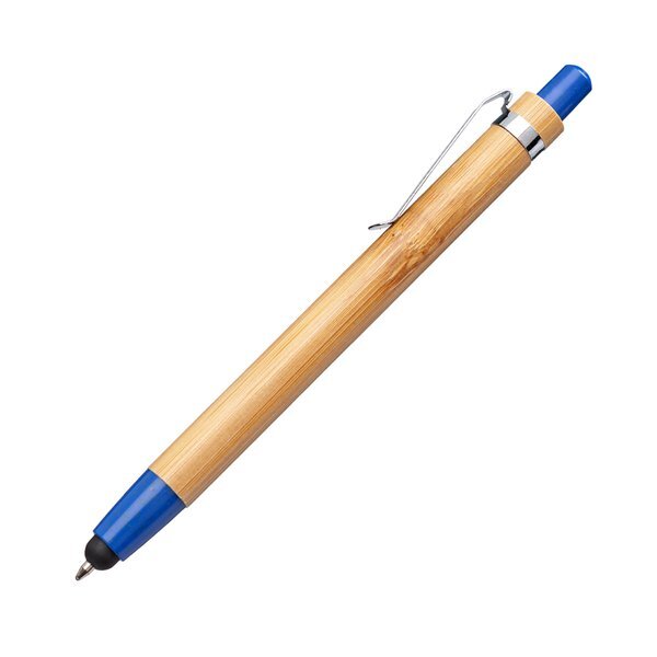 Twain Retractable Bamboo Stylus Pen