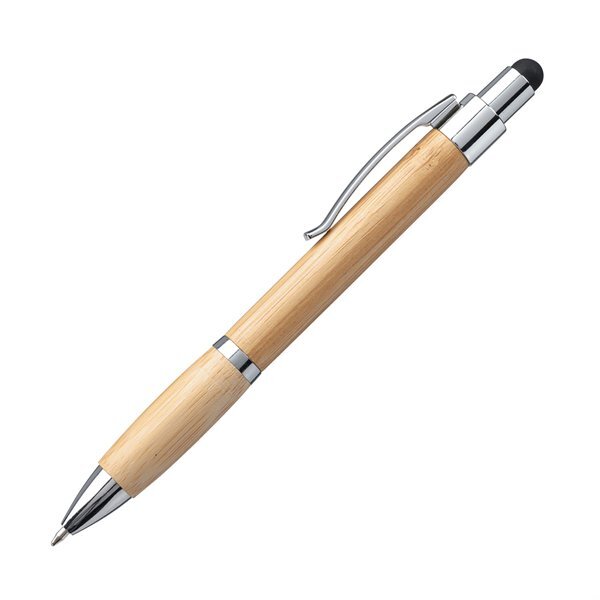 Kafza Bamboo Retractable Stylus Pen