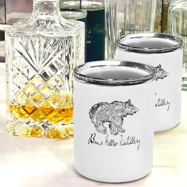 Vinglacé® Stainless Steel Glass Lined Whiskey Glass, 12oz.