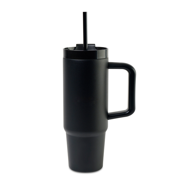 Adrian Vacuum Insulated Travel Tumbler w/ Straw, 30oz.