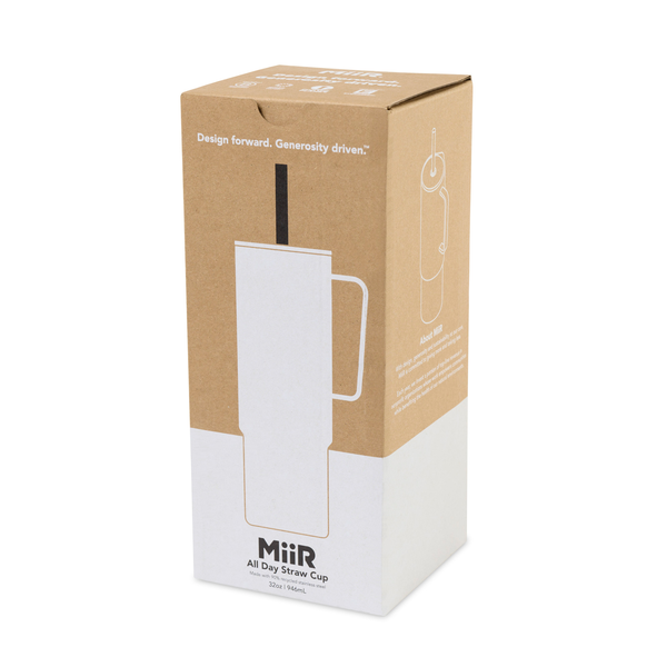 MiiR® All Day Vacuum Insulated Camp Cup w/ Straw, 32oz.
