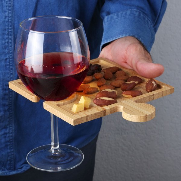 Bamboo 6-in-1 Puzzle Cheese Board Set