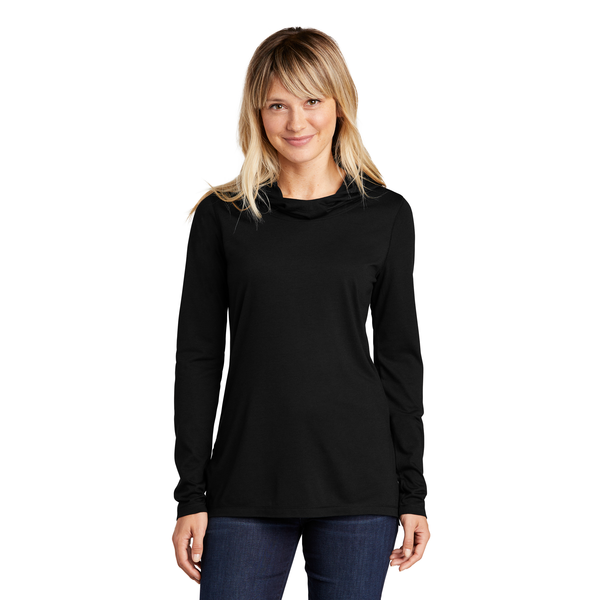 Sport-Tek ® Ladies PosiCharge® Tri-Blend Wicking Long Sleeve Hoodie