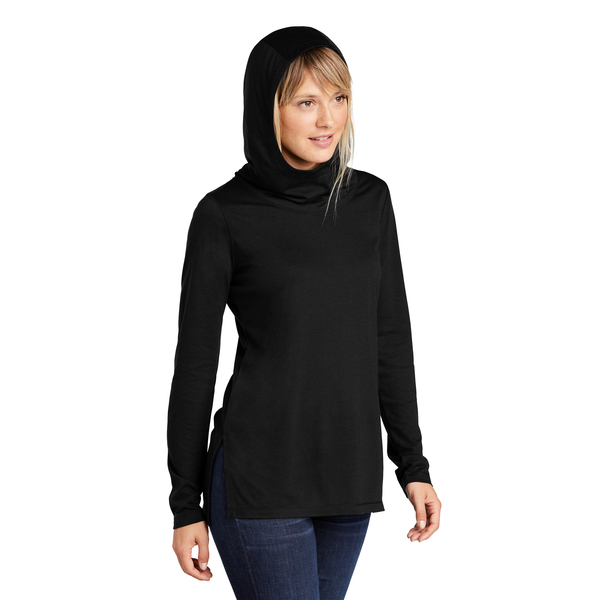 Sport-Tek ® Ladies PosiCharge® Tri-Blend Wicking Long Sleeve Hoodie