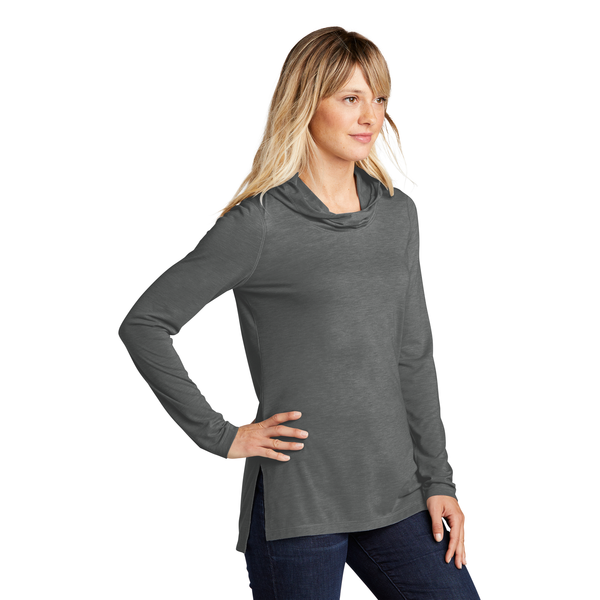 Sport-Tek ® Ladies PosiCharge® Tri-Blend Wicking Long Sleeve Hoodie