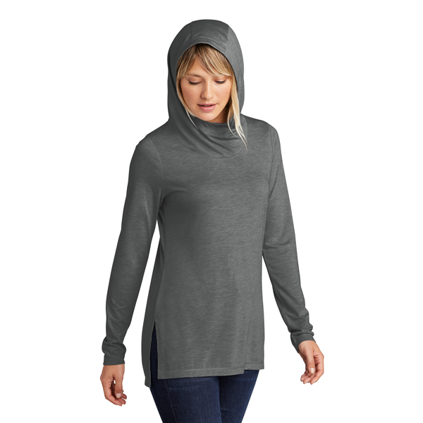 Sport-Tek ® Ladies PosiCharge® Tri-Blend Wicking Long Sleeve Hoodie