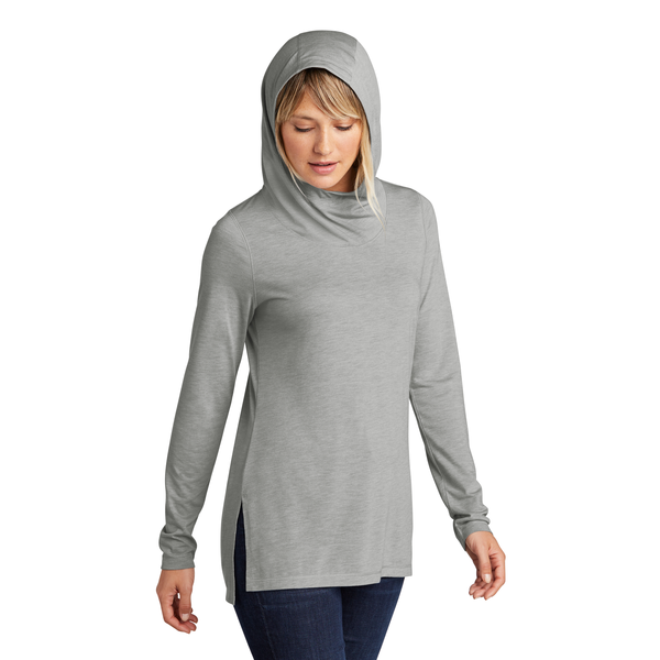 Sport-Tek ® Ladies PosiCharge® Tri-Blend Wicking Long Sleeve Hoodie