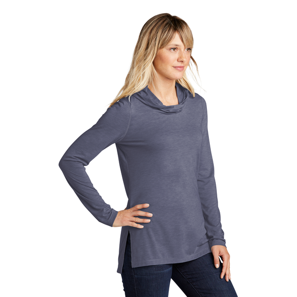 Sport-Tek ® Ladies PosiCharge® Tri-Blend Wicking Long Sleeve Hoodie