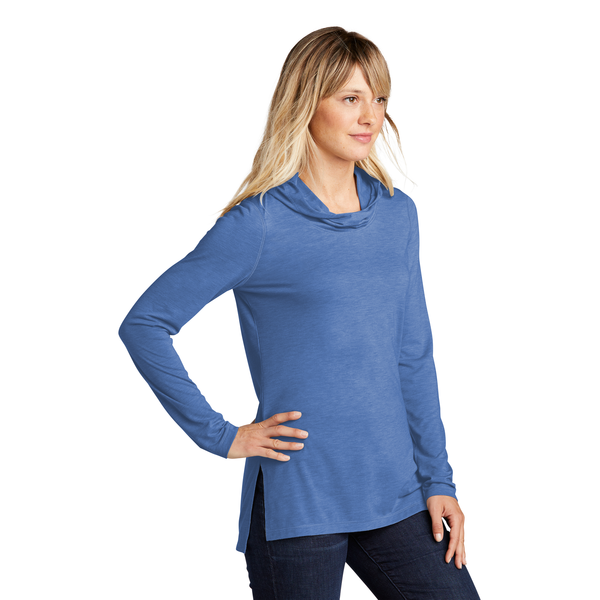 Sport-Tek ® Ladies PosiCharge® Tri-Blend Wicking Long Sleeve Hoodie