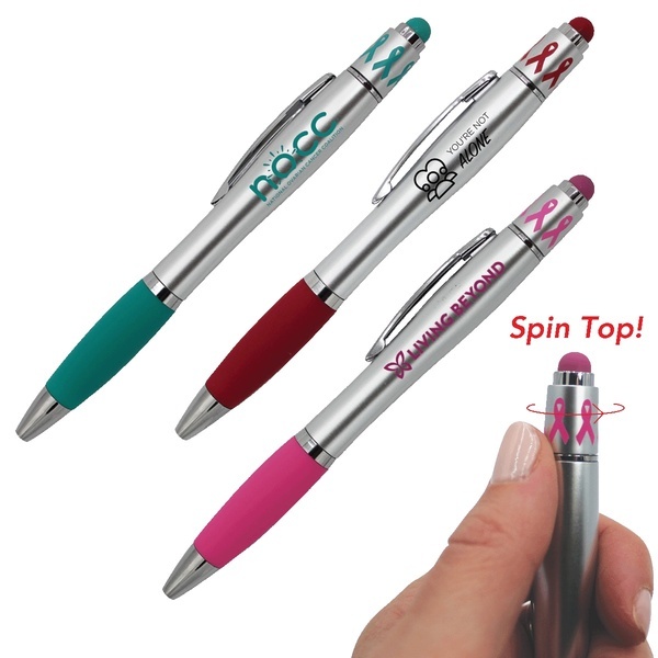 Ribbon Spin Top Stylus Pen