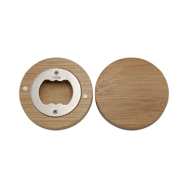 Bamboo Magnetic Bottle Opener