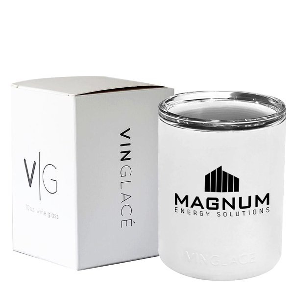 Vinglacé® Stainless Steel Glass Lined Whiskey Glass, 12oz.