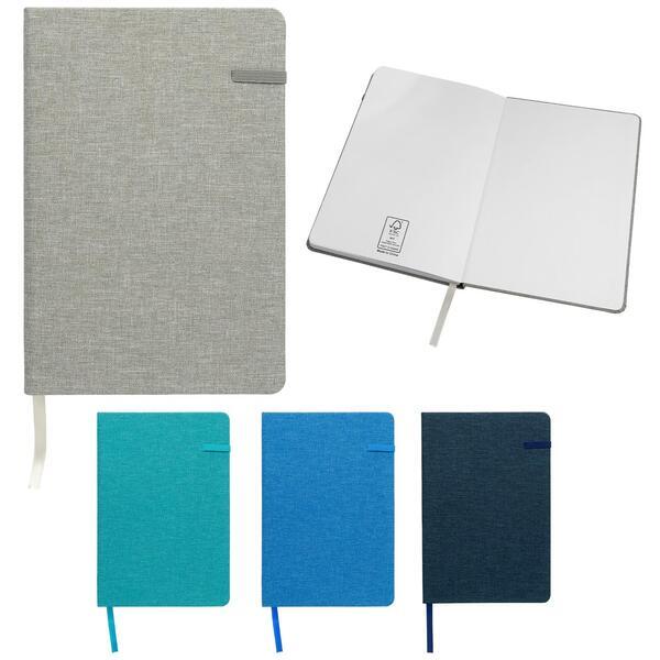 Heathered rPET Notebook, 5" x 7"