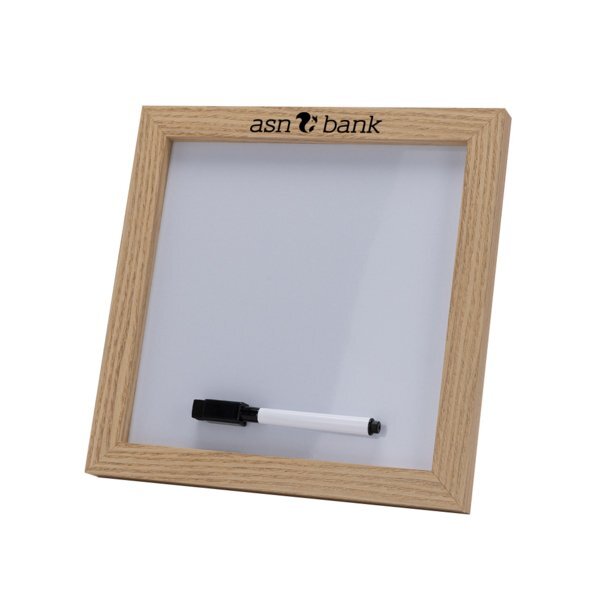 Magnetic Letter White Board w/ Wood Frame
