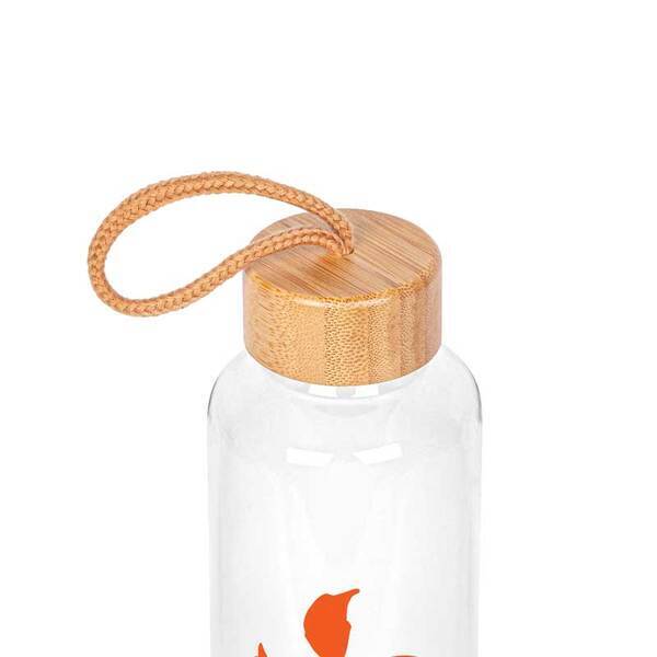 Vidro Glass & Bamboo Bottle, 25oz.