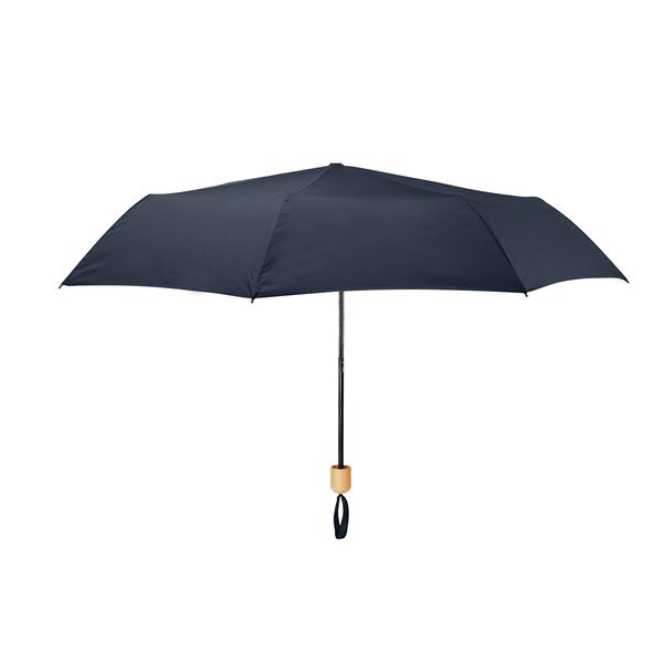 rPET Canopy Umbrella w/ Bamboo Handle, 41" Arc