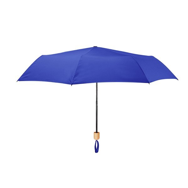 rPET Canopy Umbrella w/ Bamboo Handle, 41" Arc